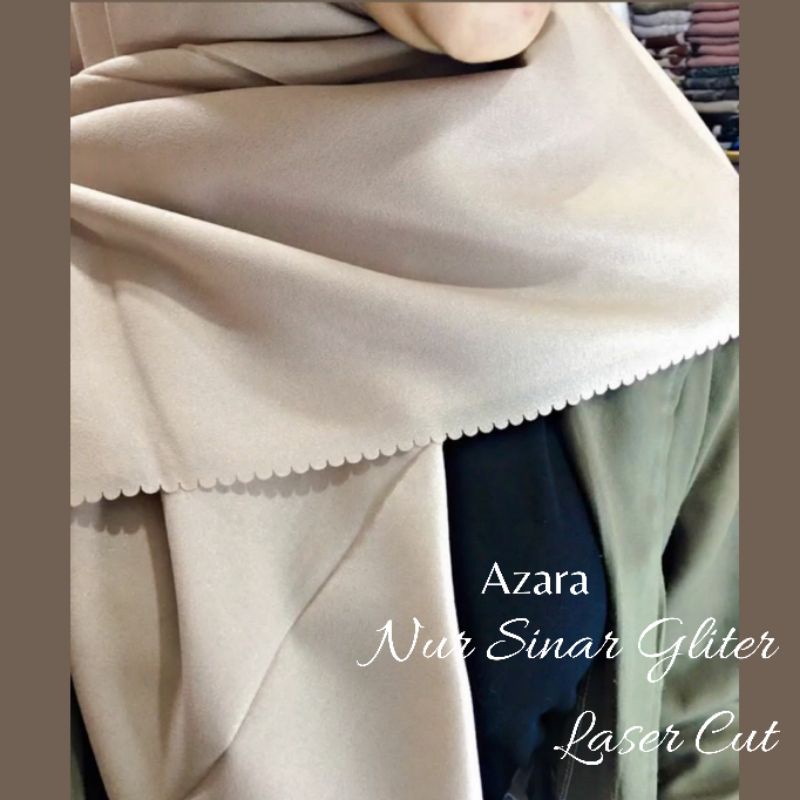 HIJAB SINAR AZZARA NURSINAR & HUMAIRA SINAR LASER CUT