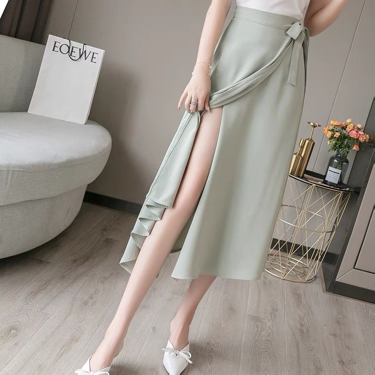 rok strap shakila/rok korea tali style /rok wanita bahan shakila streat allsize fit to XL