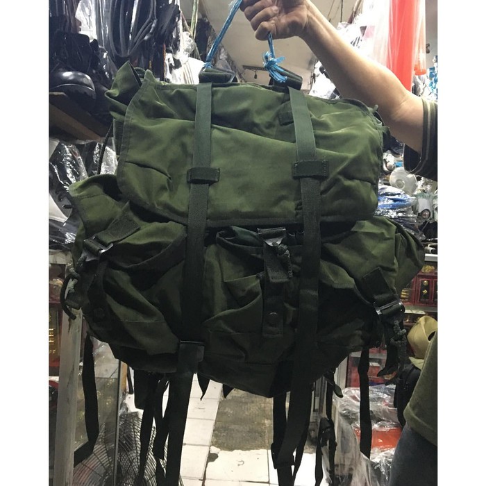 BLACKPINKMILITARY   Ransel Korea Jatah TNI AD Tas Ransel Hijau Jatah TNI