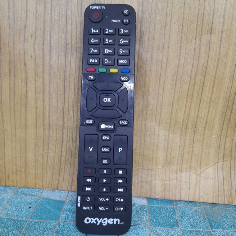 REMOTE REMOT SET TOP BOX OXYGEN ORIGINAL ASLI