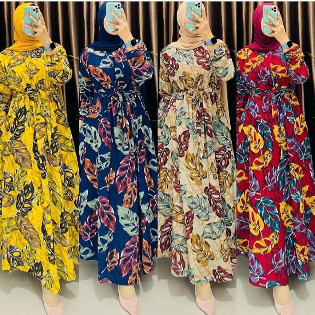 Gamis Janda Bolong Bahan Hyget // Gamis Terbaru Motif Janda Bolong