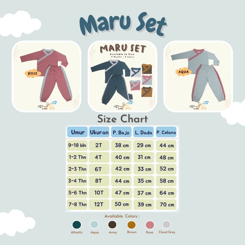 RACHIDKIDS / PIYAMA ANAK LUCU / PIYAMA ANAK KEREN / KIMOYA SET