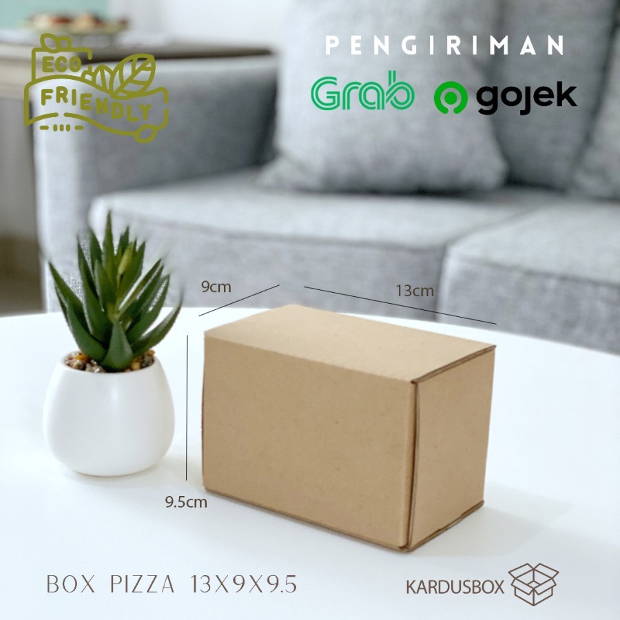 

10pcs Kardus Box Pizza [14.5x13.5x8.5cm]
