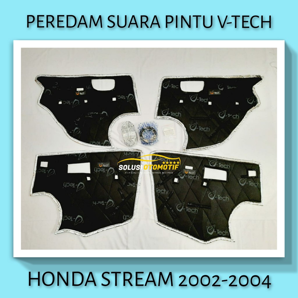 HONDA STREAM 2002-2004 Peredam Suara Pintu Aksesoris Mobil VTECH Ori Plug n Play