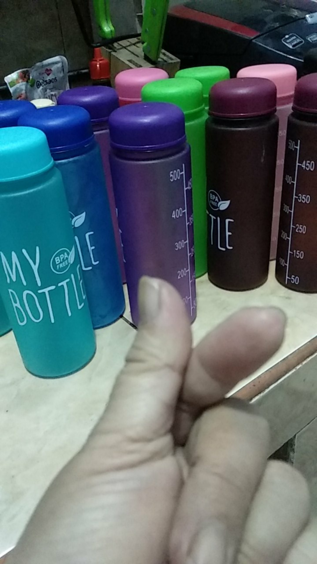 Mbo - [1kg = 12pcs] My Bottle Doff Warna / My Bottle Doff Full Colour Termurah Berlogo Bpa Free