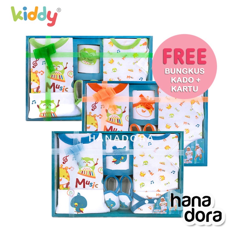 Kiddy Baby Set KD11143 - Set Pakaian Bayi / Kado Lahiran