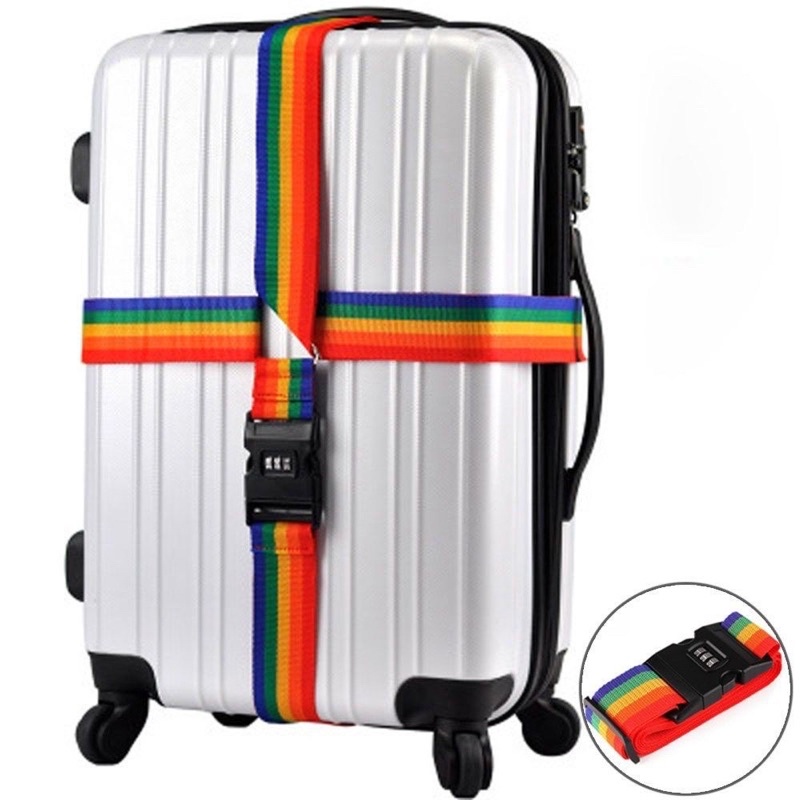 Gembok Koper tali koper 2 meter luggage strap ban koper kunci