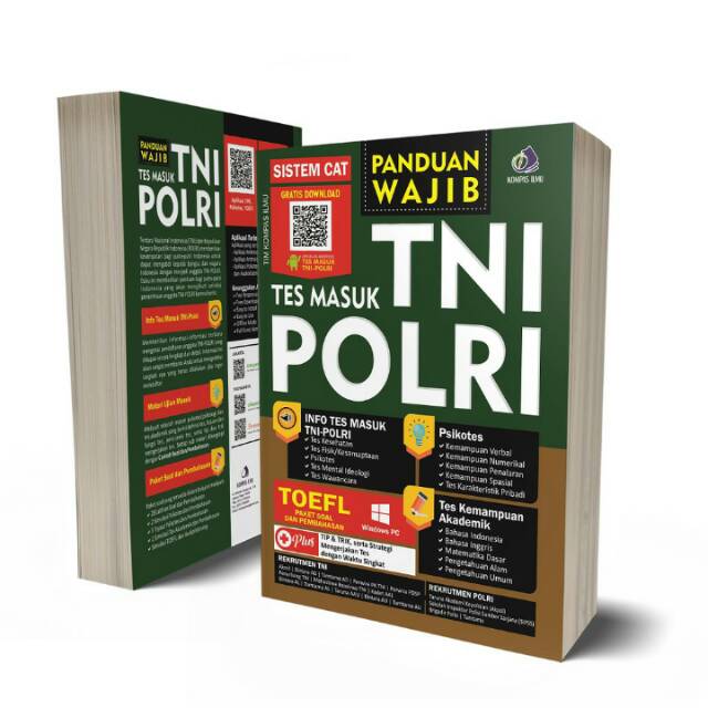 BUKU TES MASUK TNI POLRI PENERBIT KOMPAS ILMU