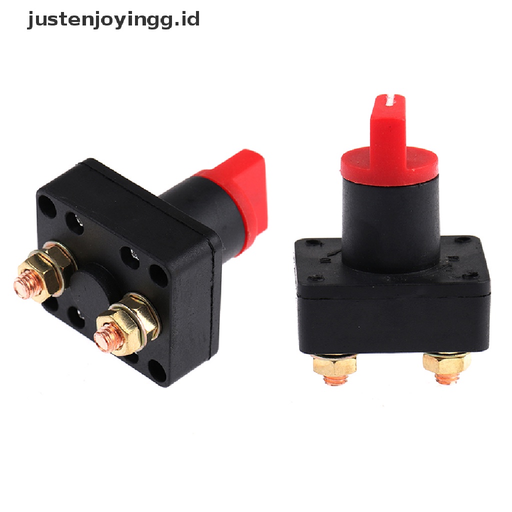 Saklar Isolator Baterai Master Disconnect Rotary Cut Off 100A Untuk Mobil Van