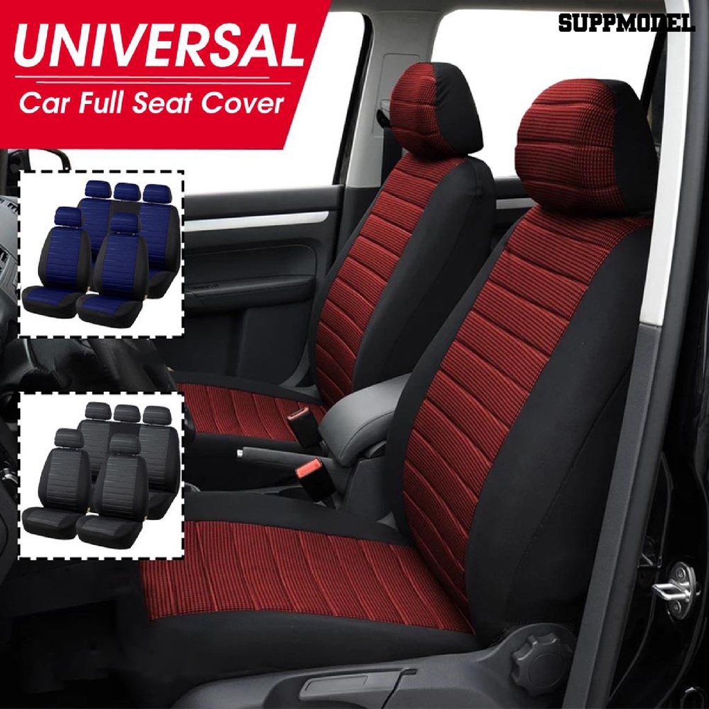 Suppmodel 1 Set Cover Pelindung Jok Mobil SUV Universal Bahan Breathable Bisa Dicuci