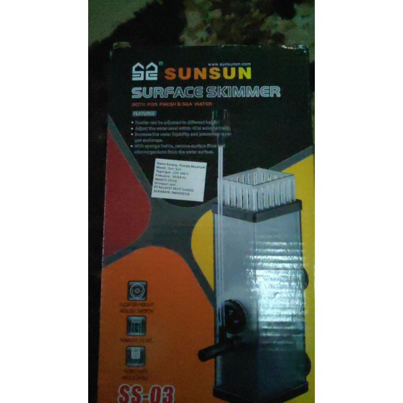 sunsun jy03 surface skimer aquascape skimer aquarium 60cm-90cm
