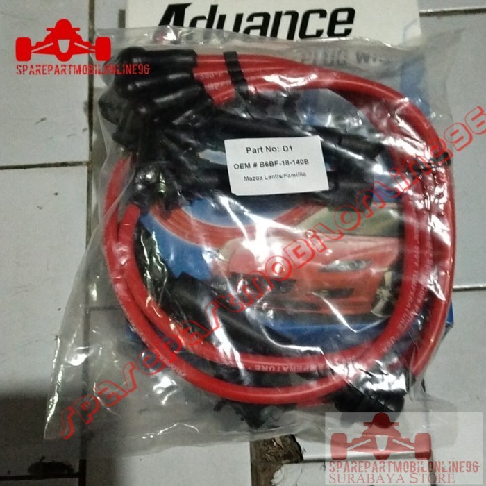 Kabel Busi Set Mazda Familia Lantis Timor DOHC ADVANCE RACING