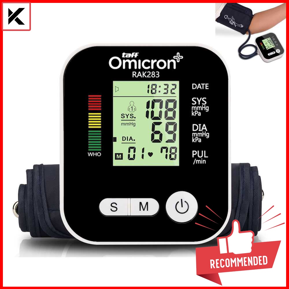 Pengukur Tekanan Darah with Voice / Alat Tensi Darah /  Tensimeter abn