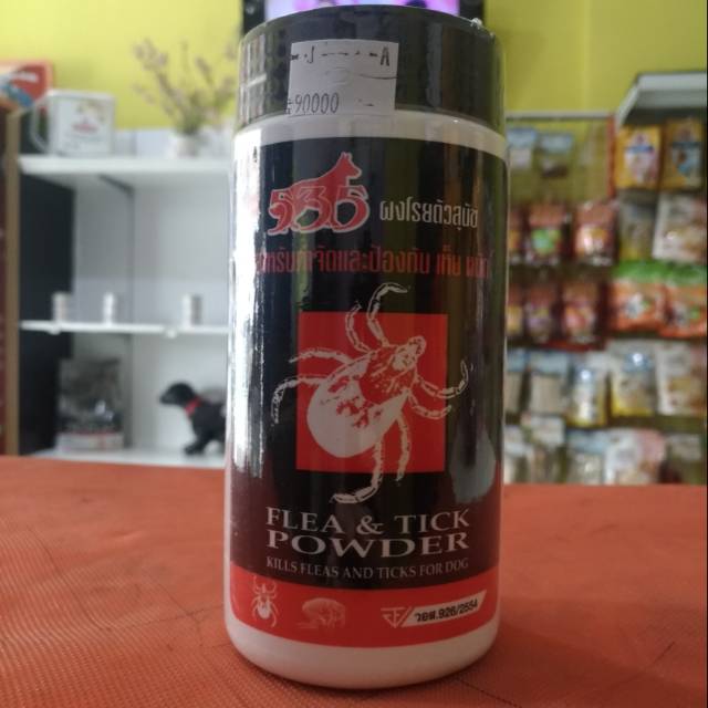 Bedak powder flea n tik 535 150 ml for dog n cat