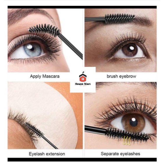 Sisir Alis Sikat Alis Mascara dan Brush Bulu Mata