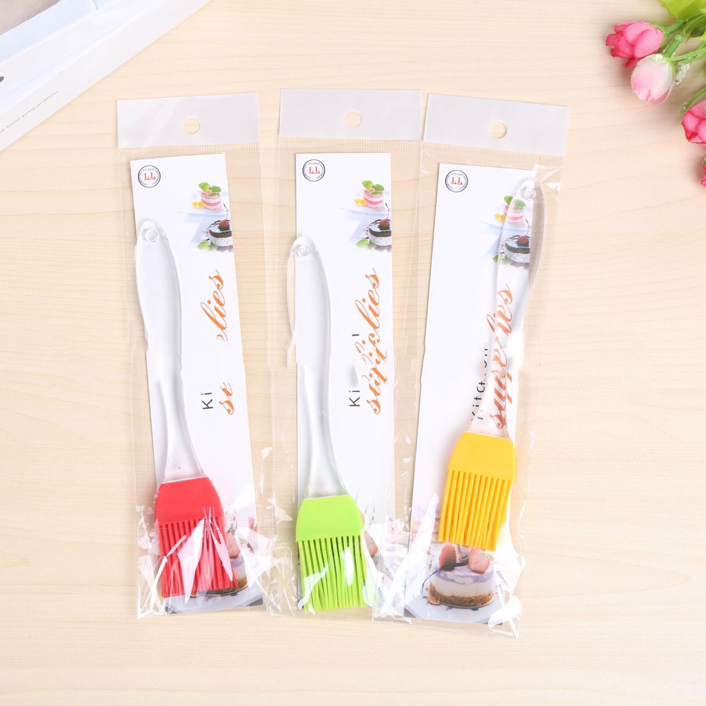 Spatula &amp; Kuas Silicone satu set / Kuas Kue Silicone &amp; Spatula Silicone / Set Kuas dan Spatula