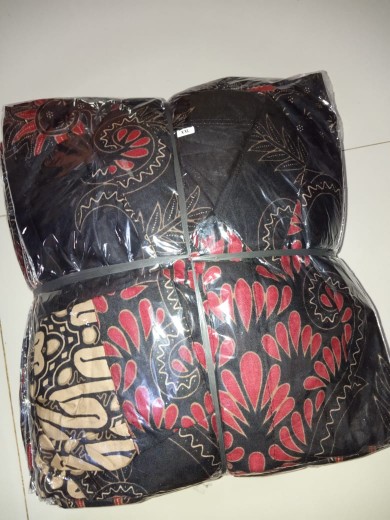 Kemeja Batik Lengan Panjang Size M L Xl Xxl Xxxl