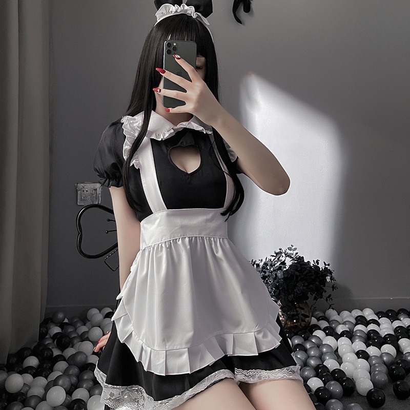 LI-147 lingerie pakaian dalam wanita maid cosplay uniform seragam pelayan kostum