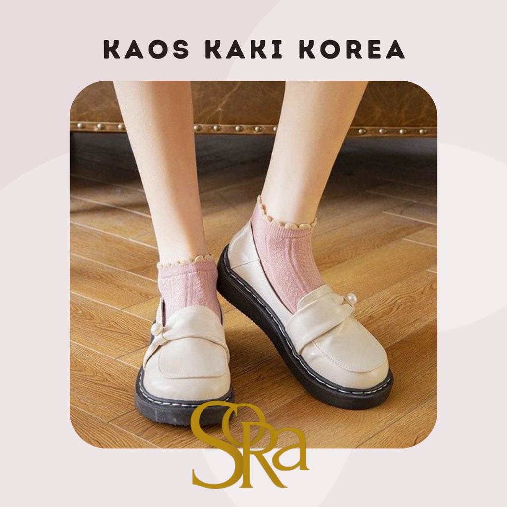 Kaos Kaki Korea / Kaos Kaki Renda / Kaos Kaki Pendek