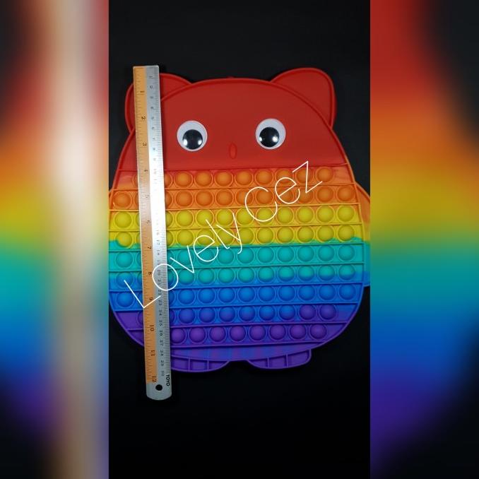 Pop It Jumbo Termurah Kupu, Hello Kitty, Teddy Bear Pop It Super Jumbo