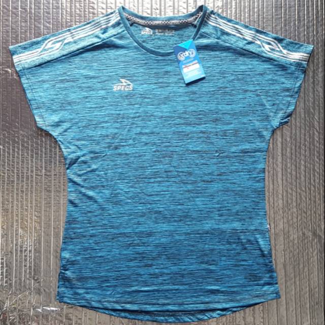 Kaos running senam wanita specs overdrive  pasti original termurah