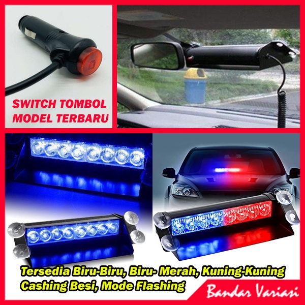 Lampu Dashboard Led Tempel Kaca Mobil