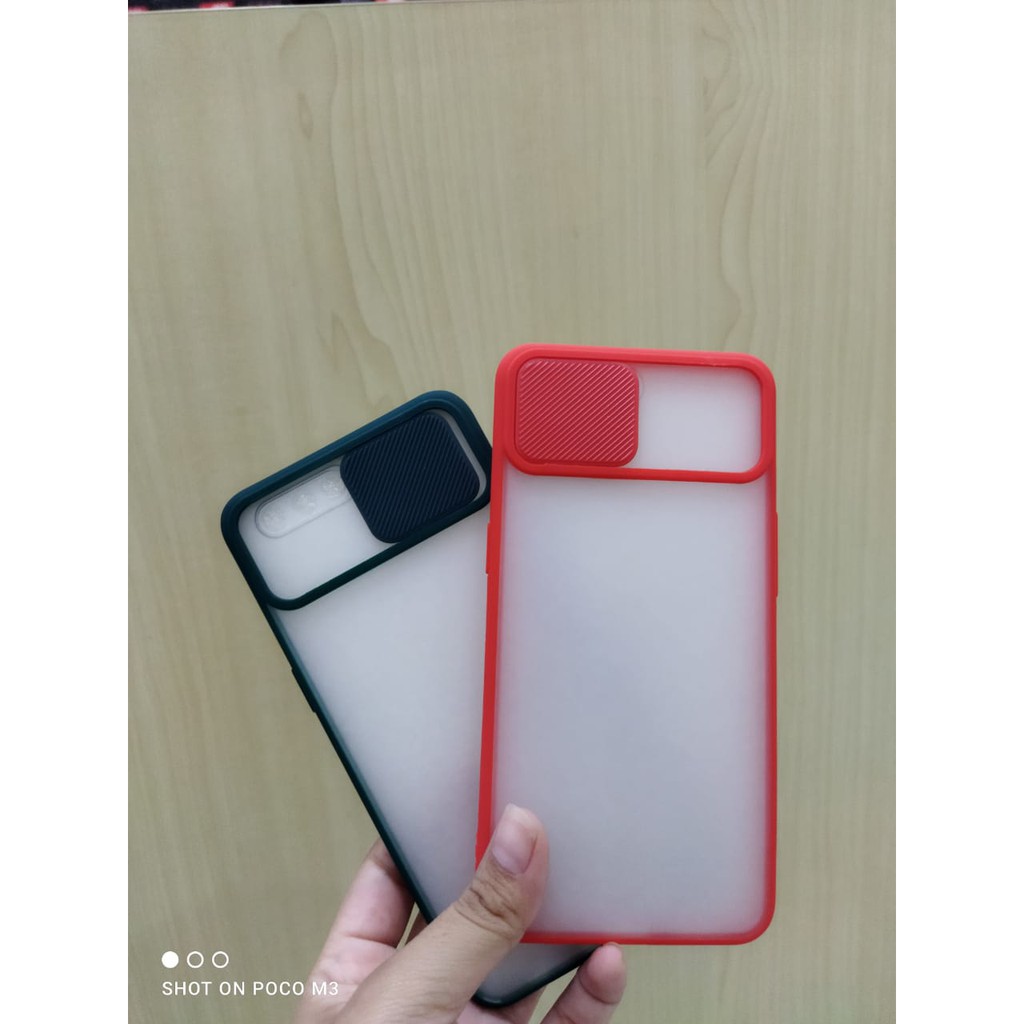 Oppo A3S Softcase Case CAMERA SLIDE PROTECTOR Casing Oppo A3s