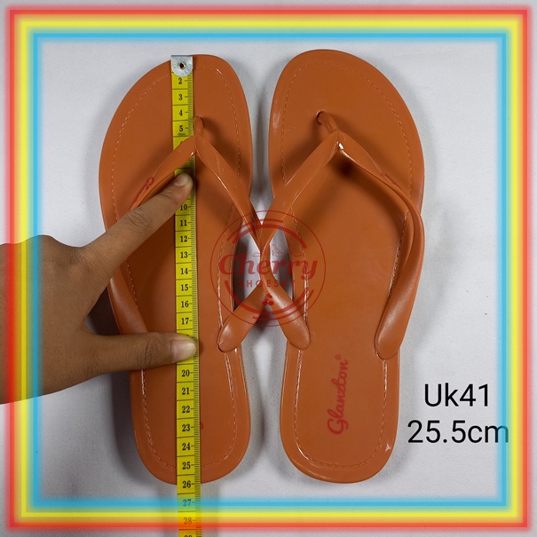 L1819JPS Sandal Jepit Wanita DOFF Jelly Karet Sendal Teplek Cewek Glazton Glaston Glanston Glanzton