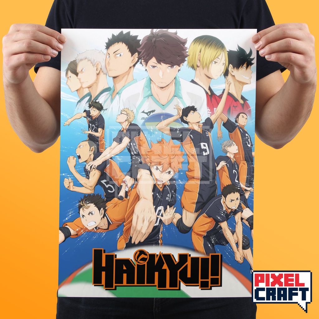 Poster Dinding Anime HAIKYUU Size - A3