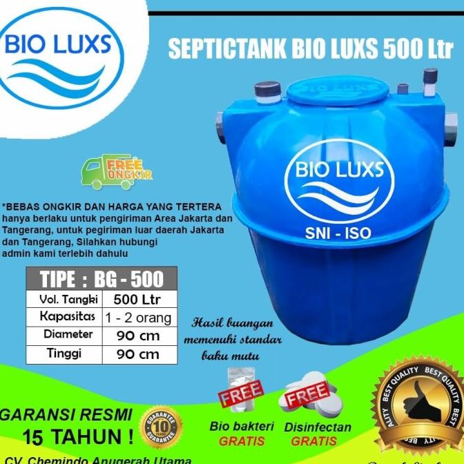 septictank biofil, septictank biotech, septictank bioluxs 500 Liter ---Terbaru---