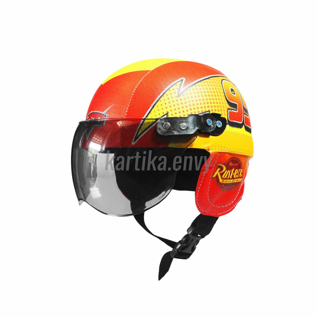 Helm Anak SUPER Balita Retro Cars