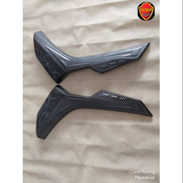 Garnish body samping depan vario new karbon nemo vario 125 atau vario 150