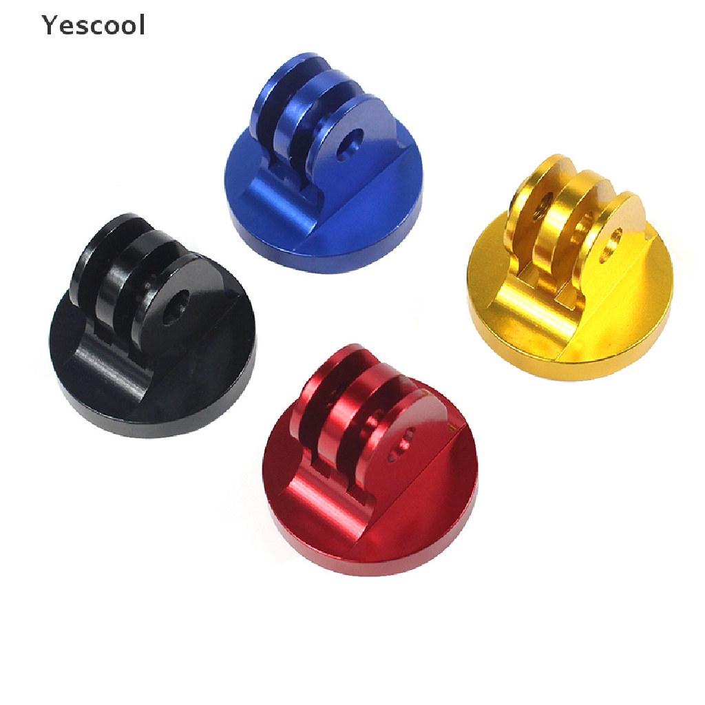 Yescool For Gopro Tripod Mount Adapter 1/4 Thread Adapter CNC Aluminium Alloy .