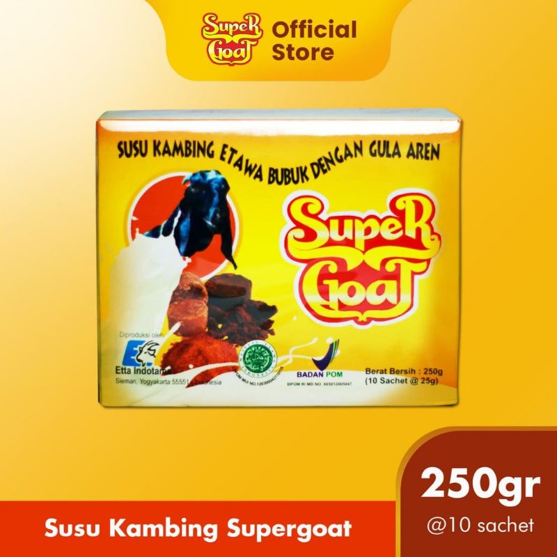 

Susu Kambing Super Goat Sachet | Susu Kambing Gula Aren | Menjaga Daya Tahan Tubuh | Immun Booster