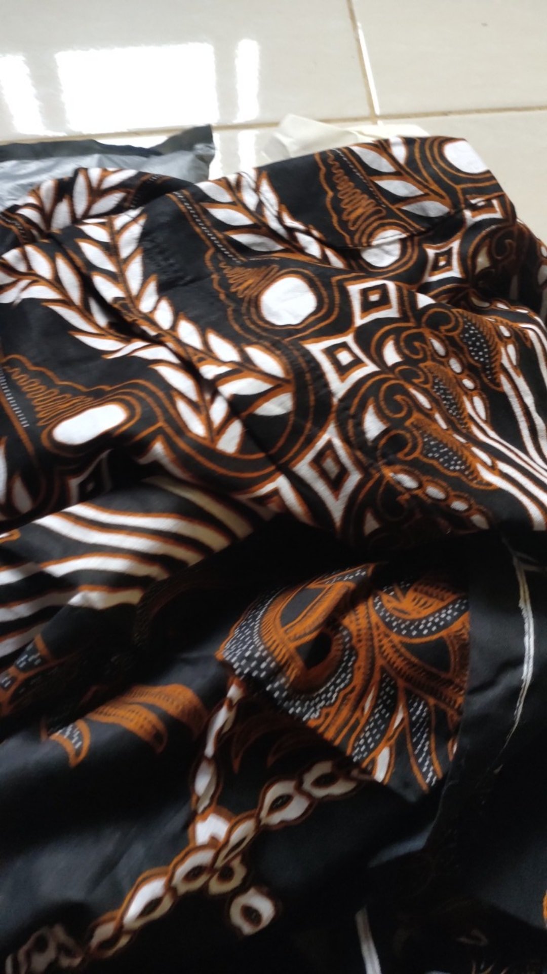 Bswart Batik Hrb026 Kenongo Hem Pendek Padi Pekalongan M L Xl Batik Pria Murah Modern Grosir