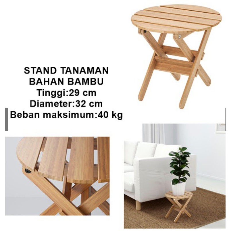 VILDAPEL Stand tanaman bambu