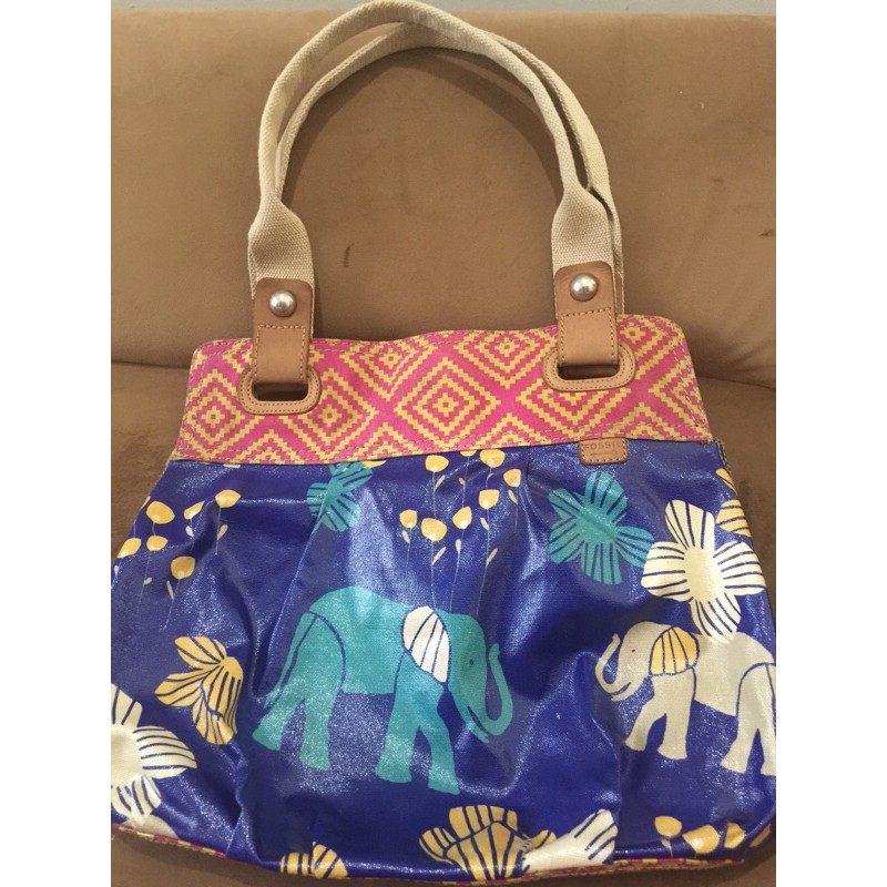 Preloved tas fossil keyper elephant Original