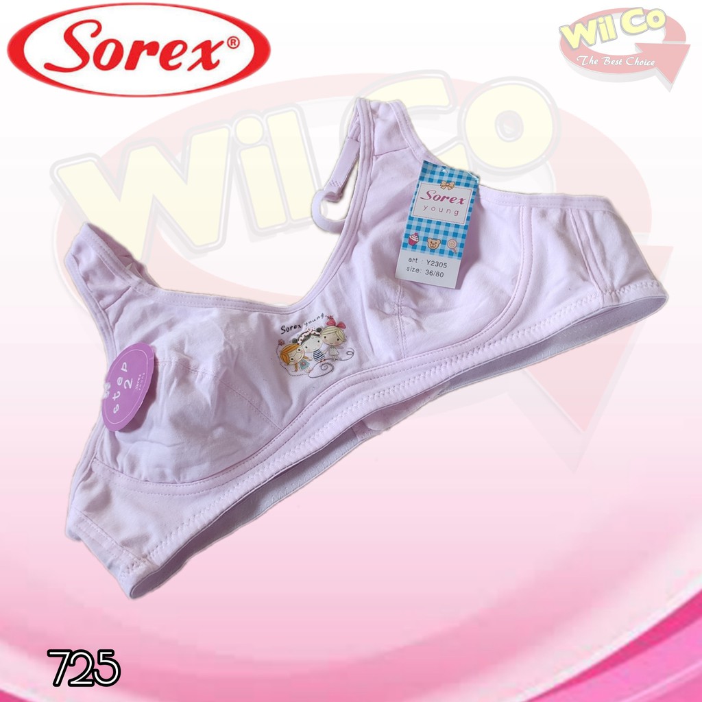 K725 - [Harga Per 1 Pcs] BRA/BH ANAK REMAJA WANITA PAKAIAN DALAM ANAKSOREX BUSA TIPIS TANPA KAWAT DUA PENGAIT