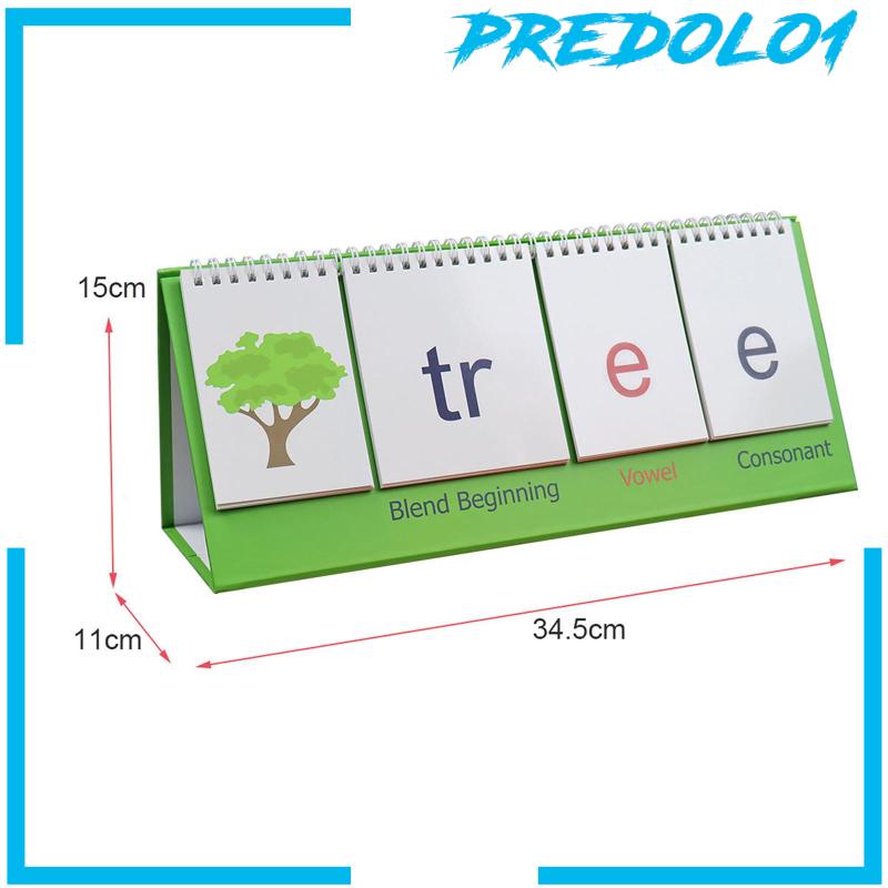 (Predolo1) Papan Chart Saku Dua Sisi Untuk Belajar Bahasa Mandarin