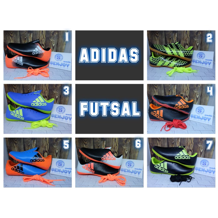 Sepatu adidas futsal / sepatu futsal adidas anak keren / semblegenjoy