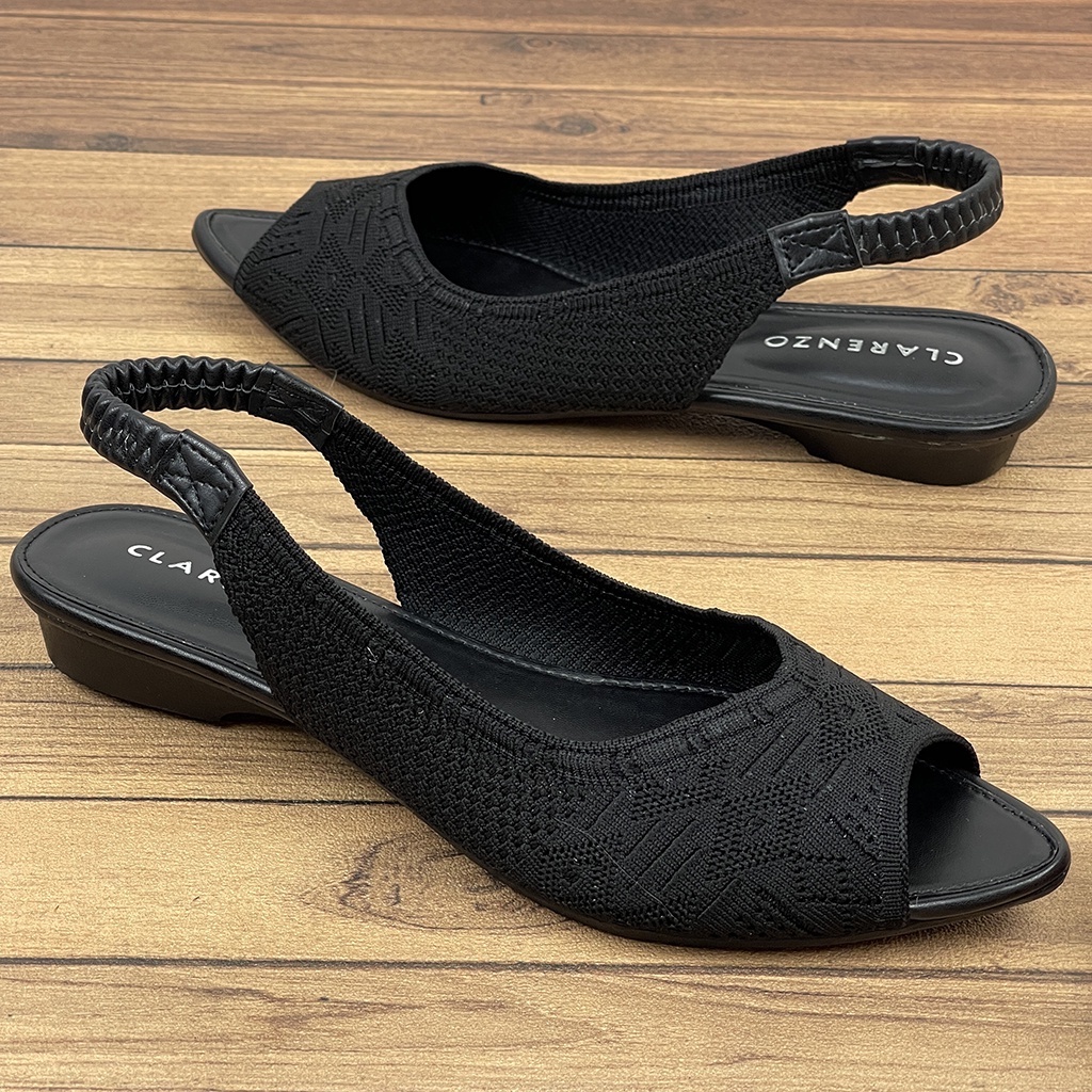 Sandal Wanita Slip On Mules Upper Rajut Import JD02 ~ CLARENZ0