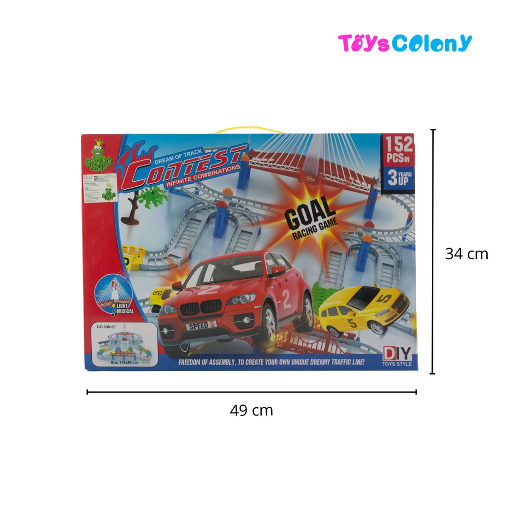 Dream Of Track Car Contest Play Set 152Pcs 899-56