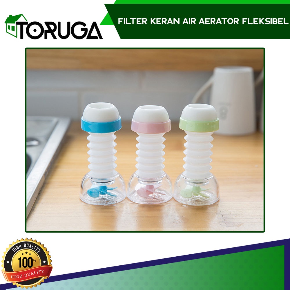 Keran Aerator Saringan Air Filter Sambungan Pipa Air Wastafel Mini Menyebar Efektif Praktis