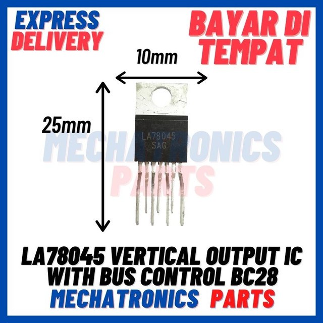 [SMC-9099] LA78045 TV DAN CRT DISPLAY VERTICAL OOUTPUT IC WITH BUS CONTROL BC28