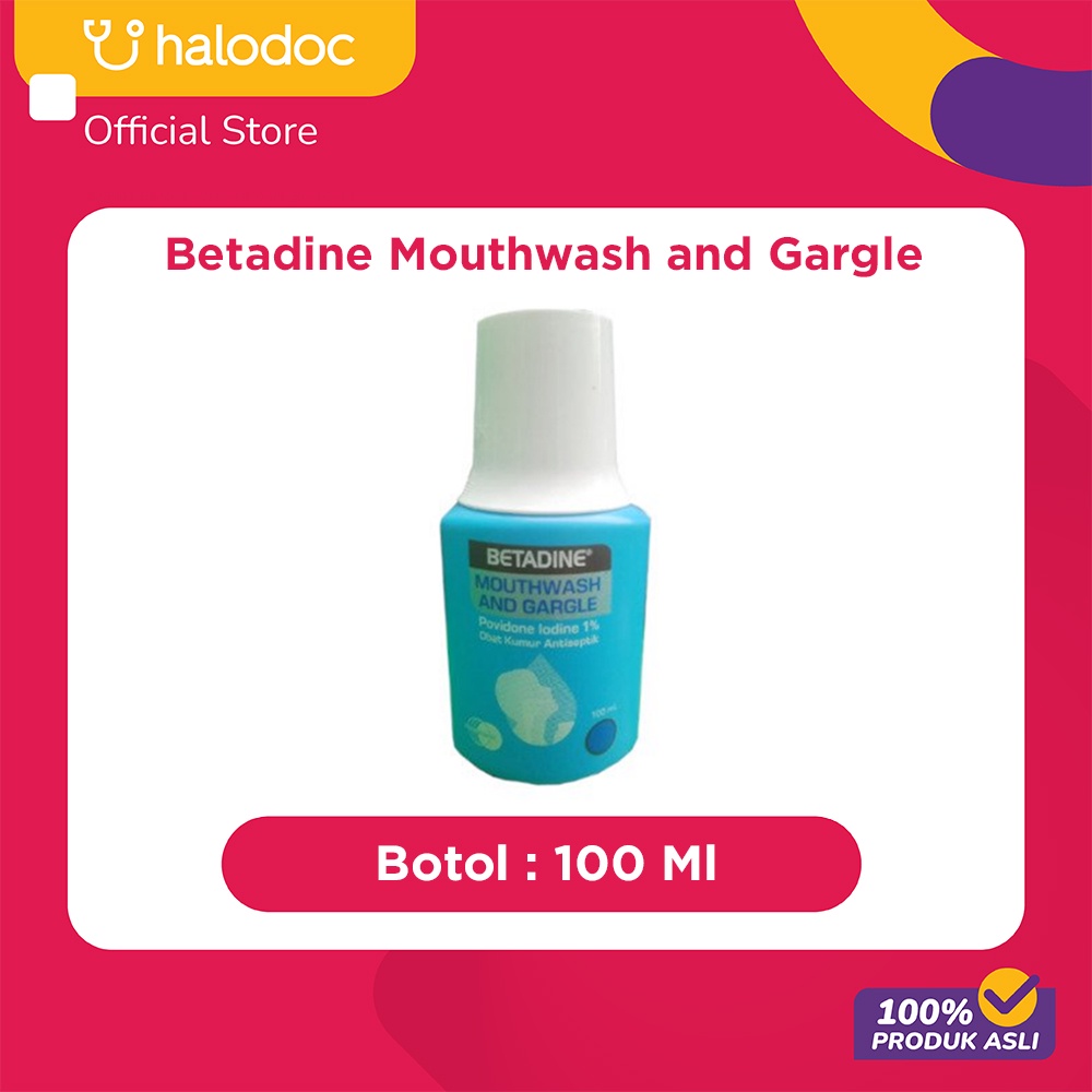 Betadine Mouthwash and Gargle 100 ml