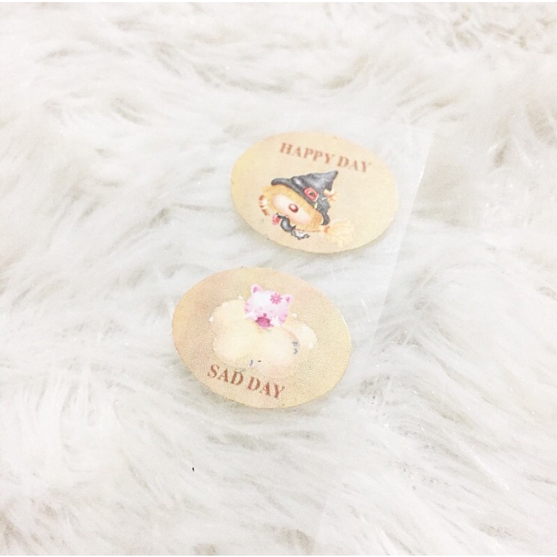 

Sticker Scrapbook Korea Diary Ordner Journal Harian Stiker Tempel Witch Haloween Halloween