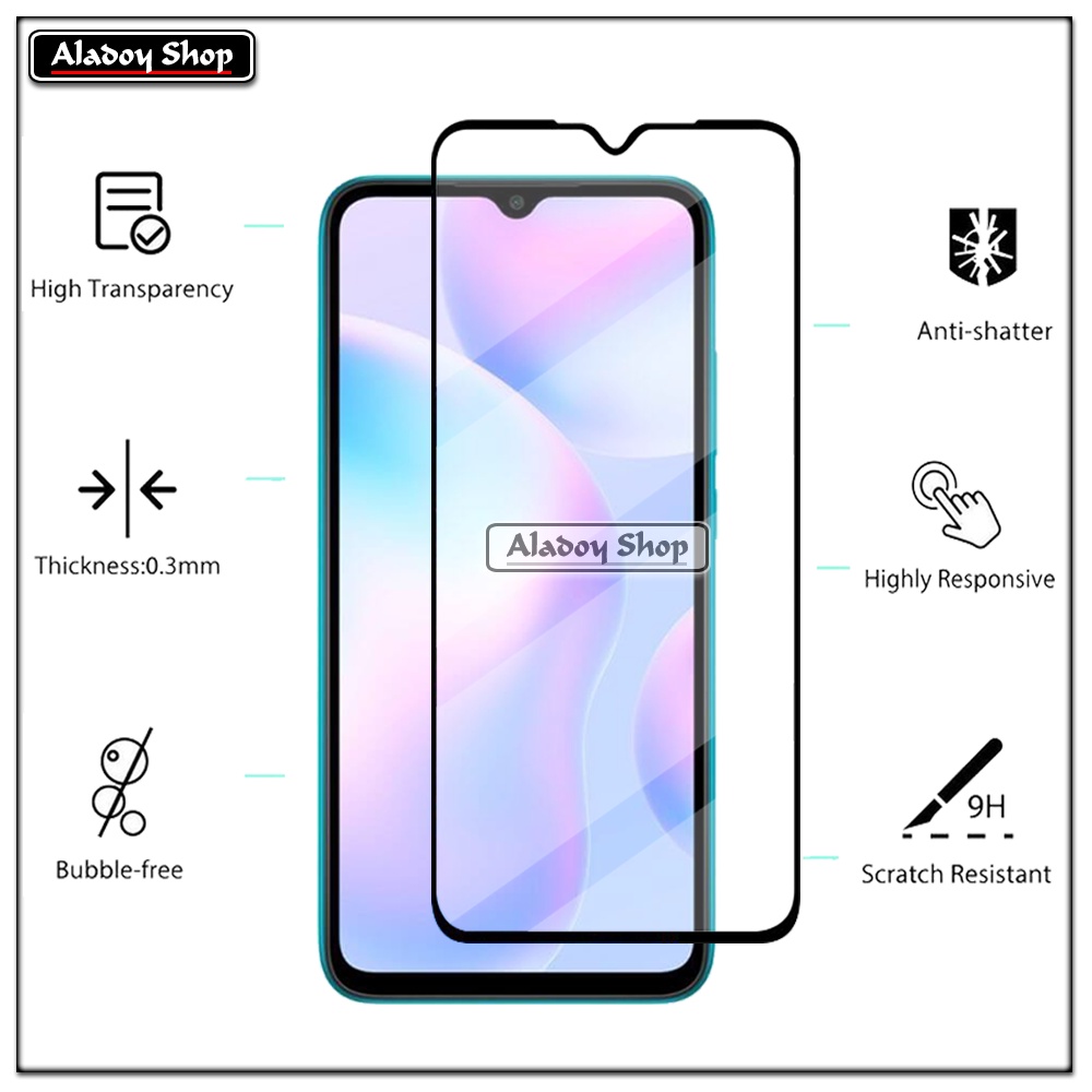 Tempered Glass Layar Xiaomi Redmi 9A Free Tempered Glass Camera