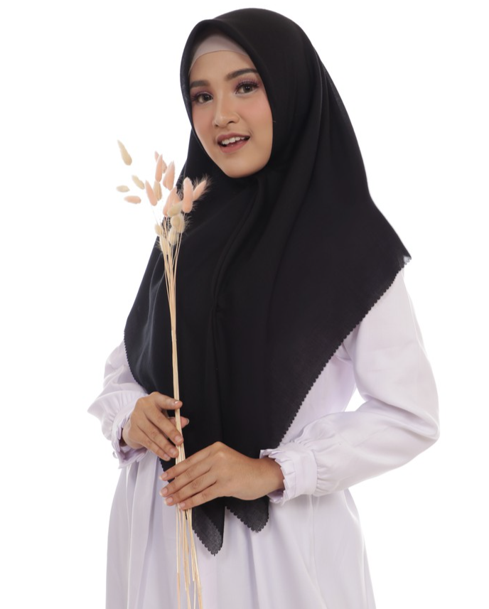 Kerudung Voal Waterproof / Hijab Anti Air / Jilbab Segi Empat Lasercut Watersplash Polos | part 3 FH