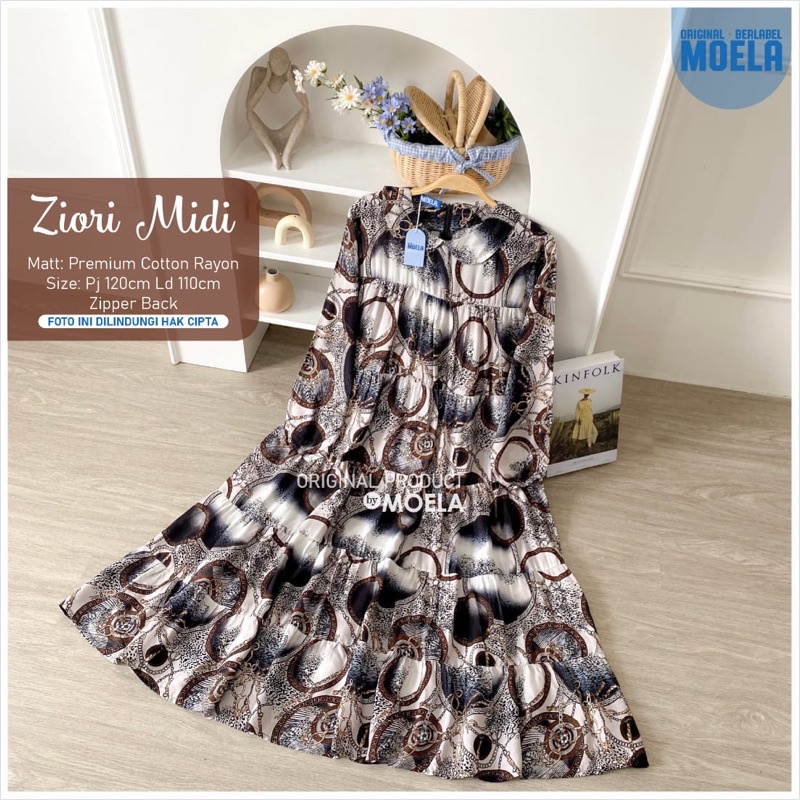 Ziori Midi Dress - By Original Moela