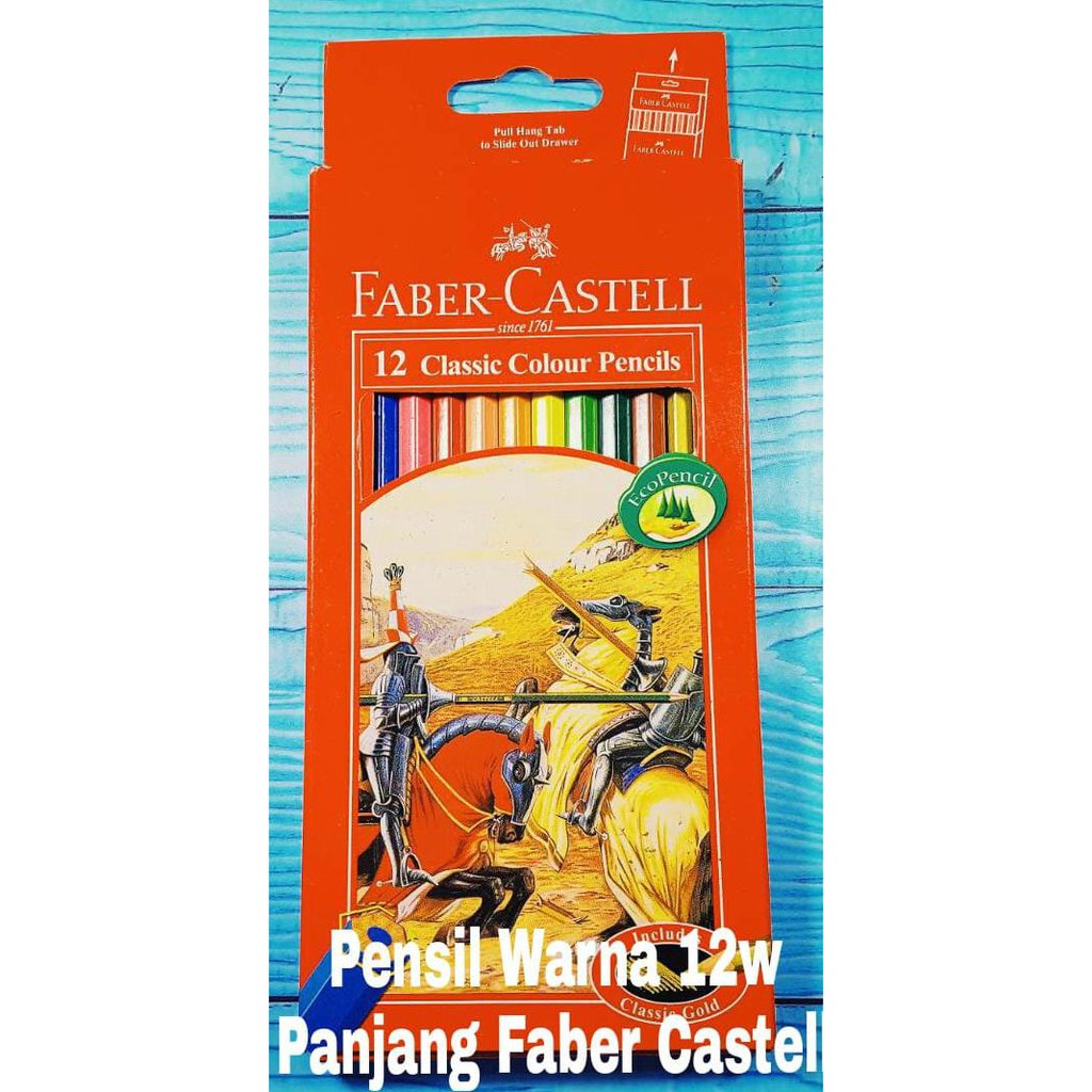 

PROMO Pensil Warna Faber Castell 12 Panjang Classic